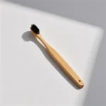 Natural Bamboo Charcoal Toothbrush with Wooden Handle - Image 3