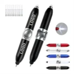 Multi Function Fidget Spinner Stylus Pen with Light - Image 2