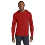 Unisex Cotton Long Sleeve Hooded T-Shirt - Image 4