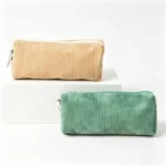 Corduroy Makeup & School Pencil Pouch - Image 5