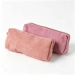 Corduroy Makeup & School Pencil Pouch - Image 3