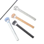 Creative 15cm Wooden Student Drawing Ruler with Custom Logo