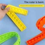 30CM Multifunctional Silicone Student Ruler - Image 5