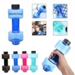 Dumbbell Shaped Custom Logo Sports Water Bottle
