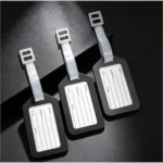 Custom PVC Luggage Tag with Embossed Logo - Image 2