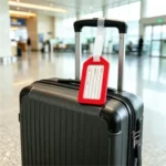 Custom PVC Luggage Tag with Embossed Logo