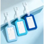 Custom PVC Luggage Tag with Embossed Logo - Image 3