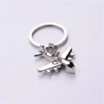 Custom Metal Aircraft Keychain for Promotional Gifts - Image 3
