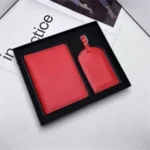 Custom Logo Passport Cover & Luggage Tag Travel Set - Image 2