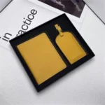 Custom Logo Passport Cover & Luggage Tag Travel Set - Image 4