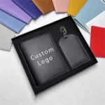 Custom Logo Passport Cover & Luggage Tag Travel Set - Image 5