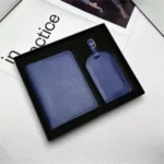 Custom Logo Passport Cover & Luggage Tag Travel Set - Image 3