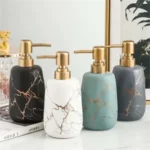 Ceramic Marble Texture Handwash Dispenser Bottle - Image 3