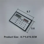 Slim Solar Powered 8 Digit Credit Card Size Calculator - Image 2