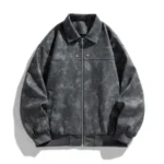 Men's American Retro Leather Jacket - Image 4