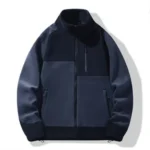 Men's Waterproof Windproof Hiking Jacket with Stand Collar - Image 4