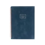 Custom Gold Foil A5 Velvet Spiral Notebook - Image 5