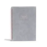 Custom Gold Foil A5 Velvet Spiral Notebook - Image 3