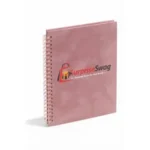 Custom Gold Foil A5 Velvet Spiral Notebook