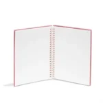 Custom Gold Foil A5 Velvet Spiral Notebook - Image 4