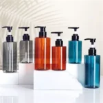 500ml Custom Black Plastic Shampoo & Conditioner Bottle