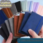 A7 Leather Cover Pocket Notebook with Strap - Image 2