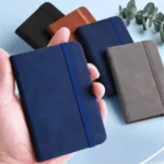A7 Leather Cover Pocket Notebook with Strap - Image 6