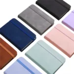 A7 Leather Cover Pocket Notebook with Strap - Image 4