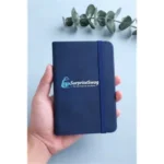 A7 Leather Cover Pocket Notebook with Strap
