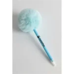 Fluffy Pom-Pom Plush Ballpoint Pen - Image 2