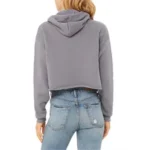 Women's Oversized Cropped Pullover Hoodie - Image 5