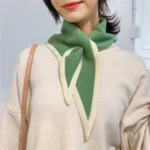 Women's Soft Knit Triangle Winter Scarf - Image 6