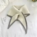 Women's Soft Knit Triangle Winter Scarf - Image 4