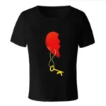 Valentine's Day Couples Heart Print T-Shirt - Image 3
