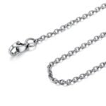 20 Inch Stainless Steel Chain Necklace with Extension
