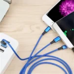 3-in-1 2.8A Fast Charging Nylon Braided Data Cable - Image 4