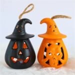 Halloween Pumpkin & Ghost Hanging Light Lantern - Image 4
