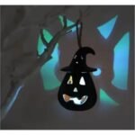 Halloween Pumpkin & Ghost Hanging Light Lantern - Image 3