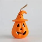 Halloween Pumpkin & Ghost Hanging Light Lantern - Image 2