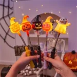Halloween LED Pumpkin Glow Stick Wand Party Favor - Image 2