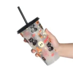 Halloween Color-Changing Ghost Plastic Tumbler Cup - Image 5