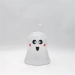 Halloween LED Flashing Ghost Plastic Cup with Straw - Image 4