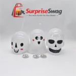 Halloween LED Flashing Ghost Plastic Cup with Straw