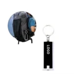 Custom Mini LED Flashlight Plastic Keychain - Image 5