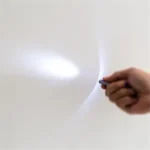 Custom Mini LED Flashlight Plastic Keychain - Image 4