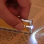 Custom Mini LED Flashlight Plastic Keychain - Image 2