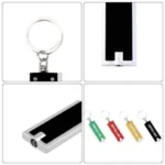 Custom Mini LED Flashlight Plastic Keychain