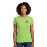 Pastel Heather Short Sleeve Tee With Custom Logo