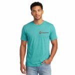 Soft Cotton Blend Casual Plain Tee With Custom Logo