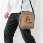 Cotton Cloth Messenger Crossbody Bag With Custom Logo
